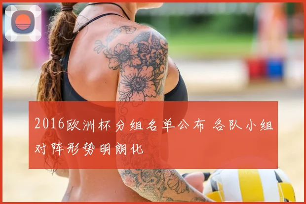 2016欧洲杯分组名单公布 各队小组对阵形势明朗化