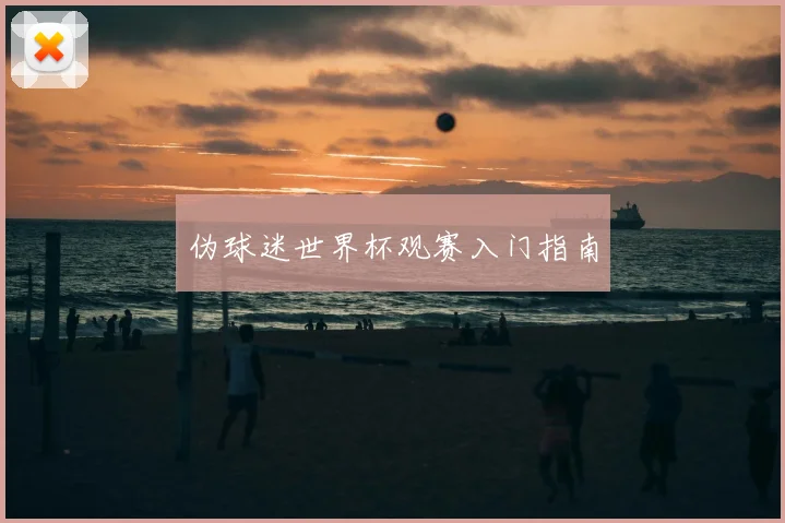 伪球迷世界杯观赛入门指南